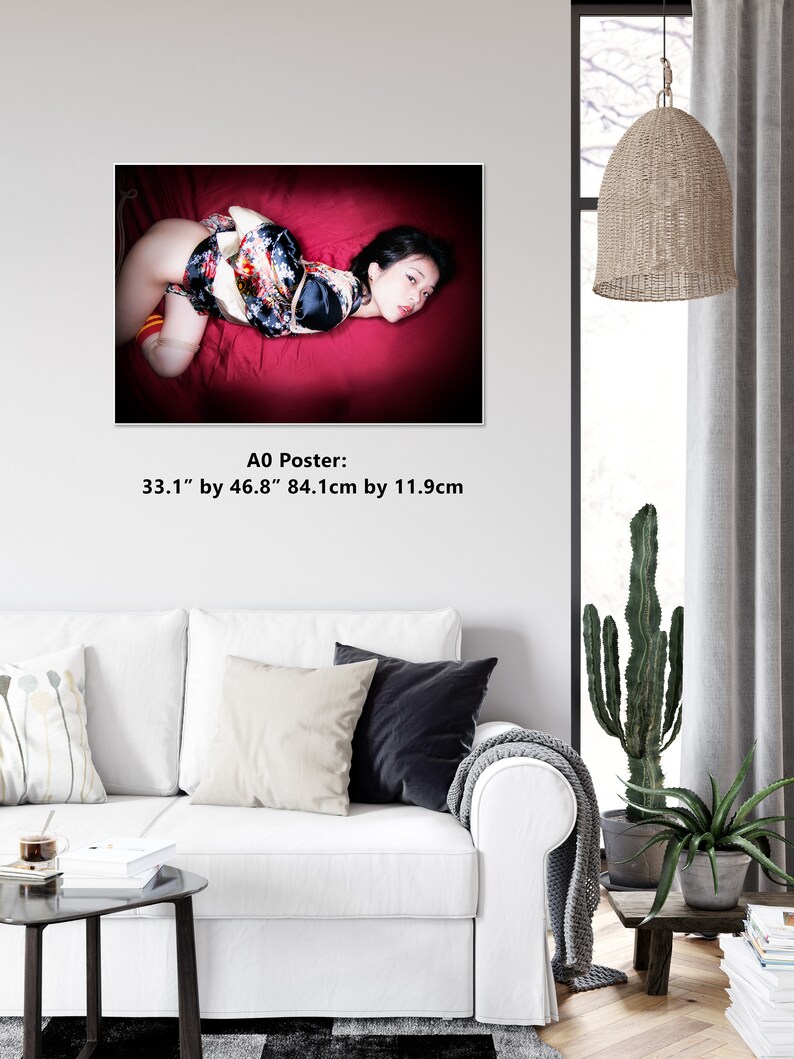 Shibari Colors 7 Gloss Poster Fetish Photography Japanese Sex Art
