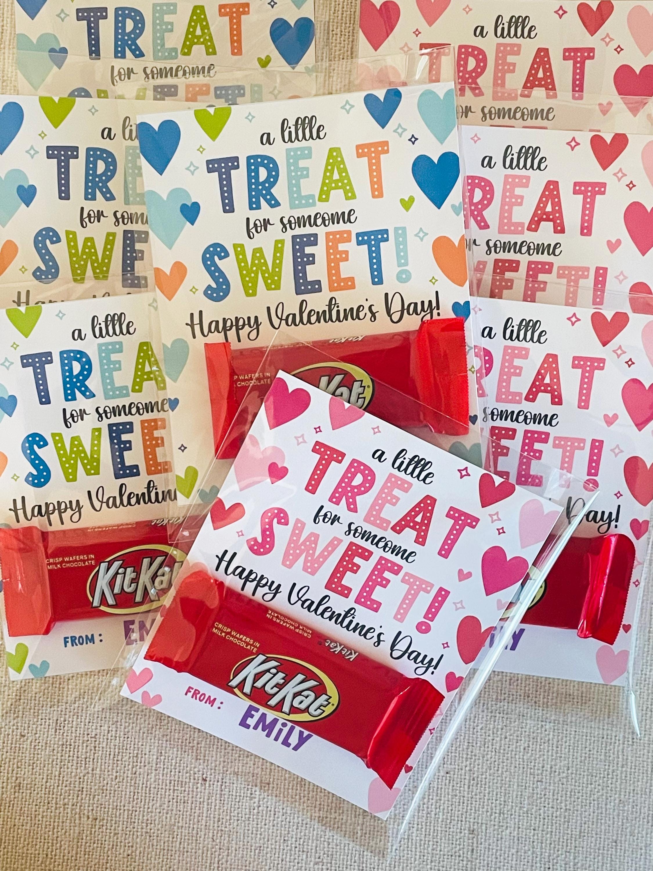 Printable Valentine's Day Treat Tags: Sweet Classroom Favors (digital ...