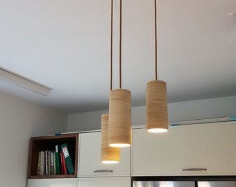 Hanging Ceiling Light, Minimalist Pendant Light, Ceramic Lighting Fixture, Mid Century Modern Decor,  Contemporary Lake House Decor
