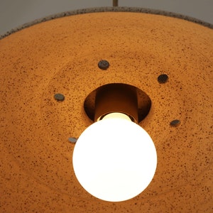 Ceramic Pendant Light, Modern Home, Hanging Pendant Light, Light Shades, Kitchen Island Lighting, Mid-Century Modern, Dining Light Fixture image 3