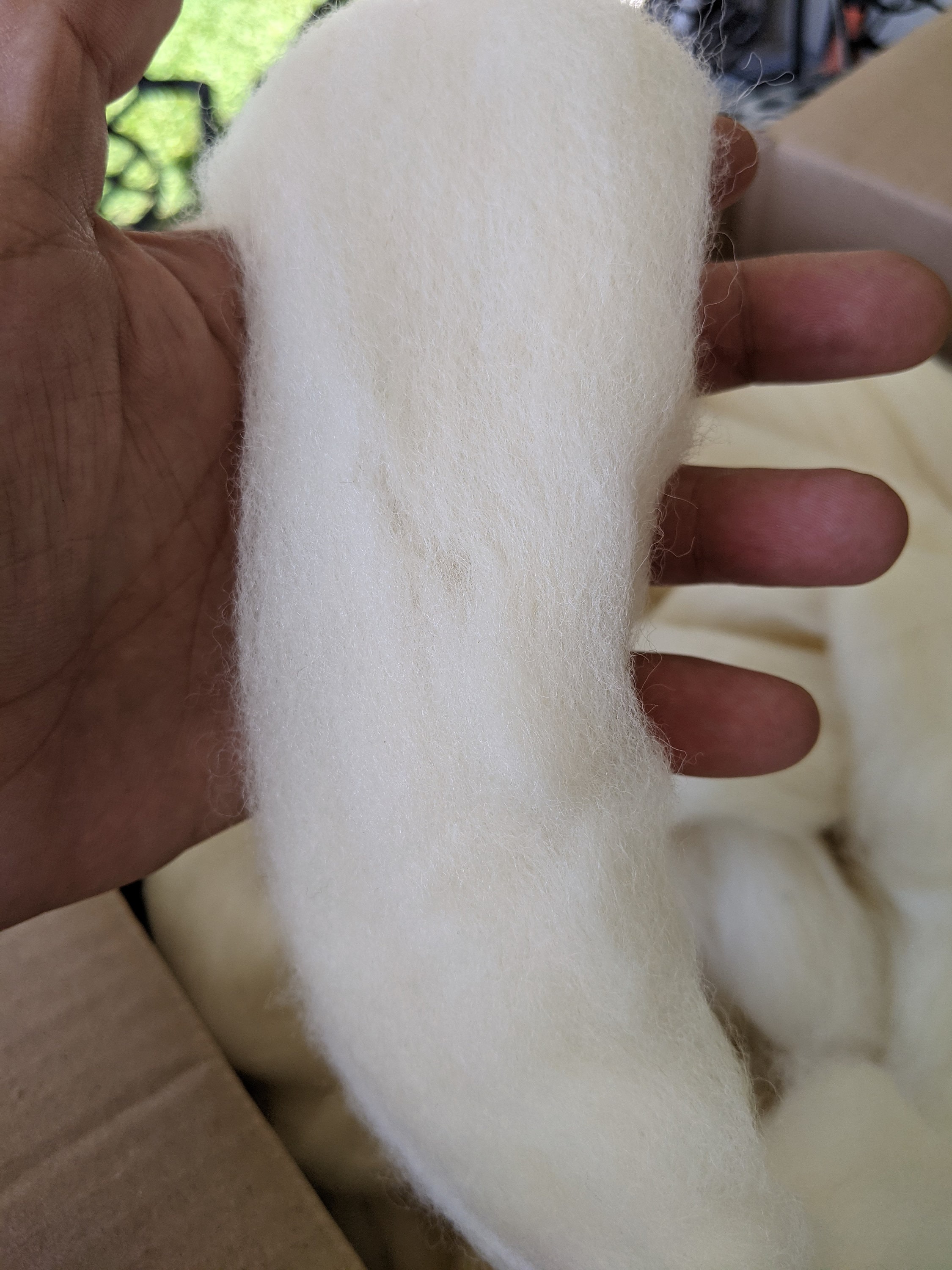 11 Lb Wholesale Wool Roving Roll Undyed White Combed Wool Etsy Australia