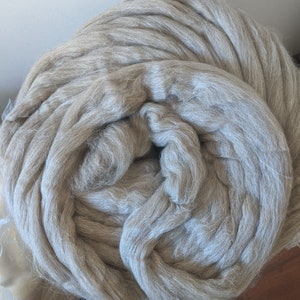 Wholesale 11Lb Wool Roving Roll Natural Gray Wool Top Fiber Spinning, Felting, Knitting, Weaving Wool supplies Wool Bump Etsy