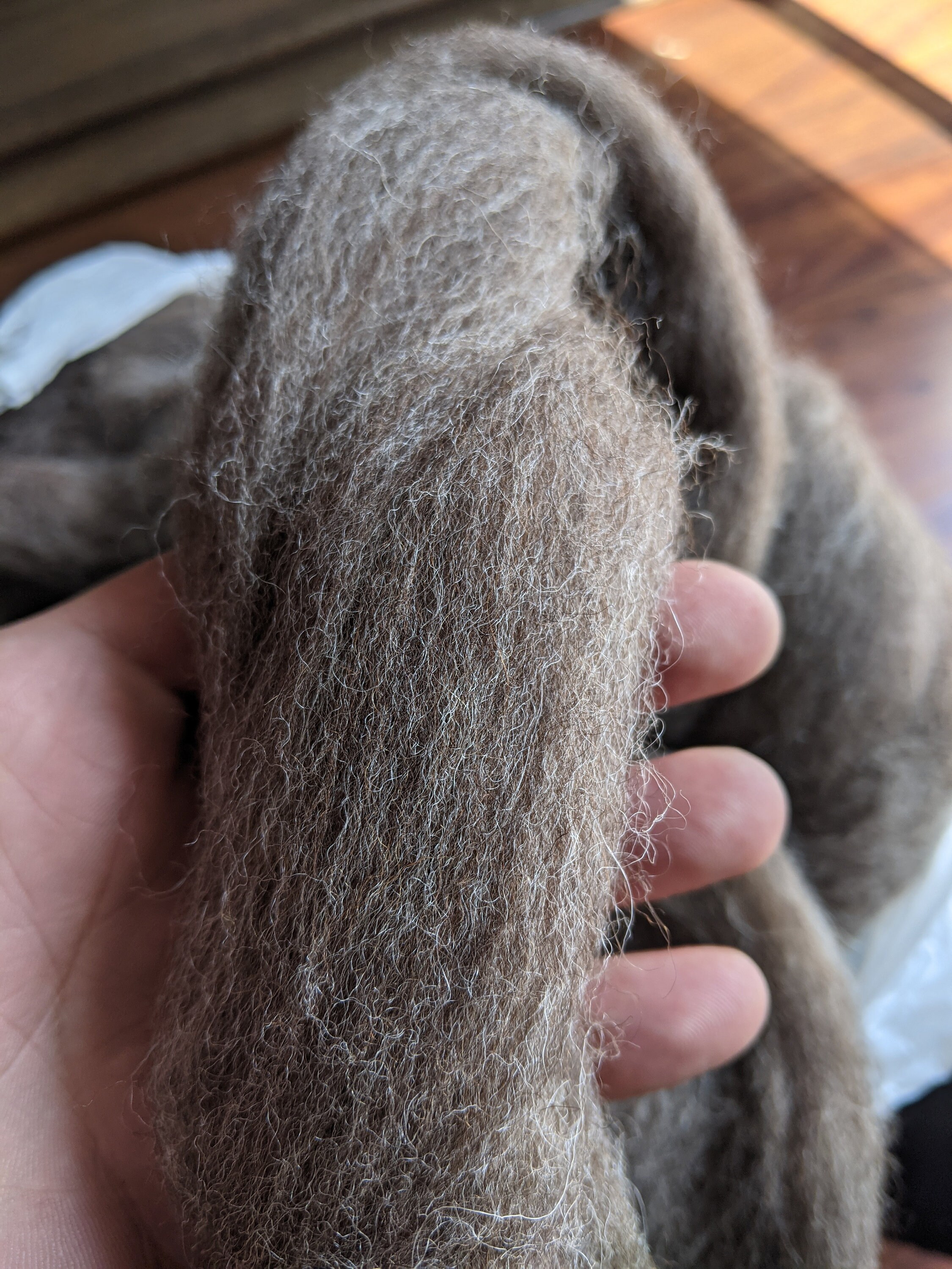 22Lb Wholesale Wool Roving 10kgRoll Natural brown undyed Etsy