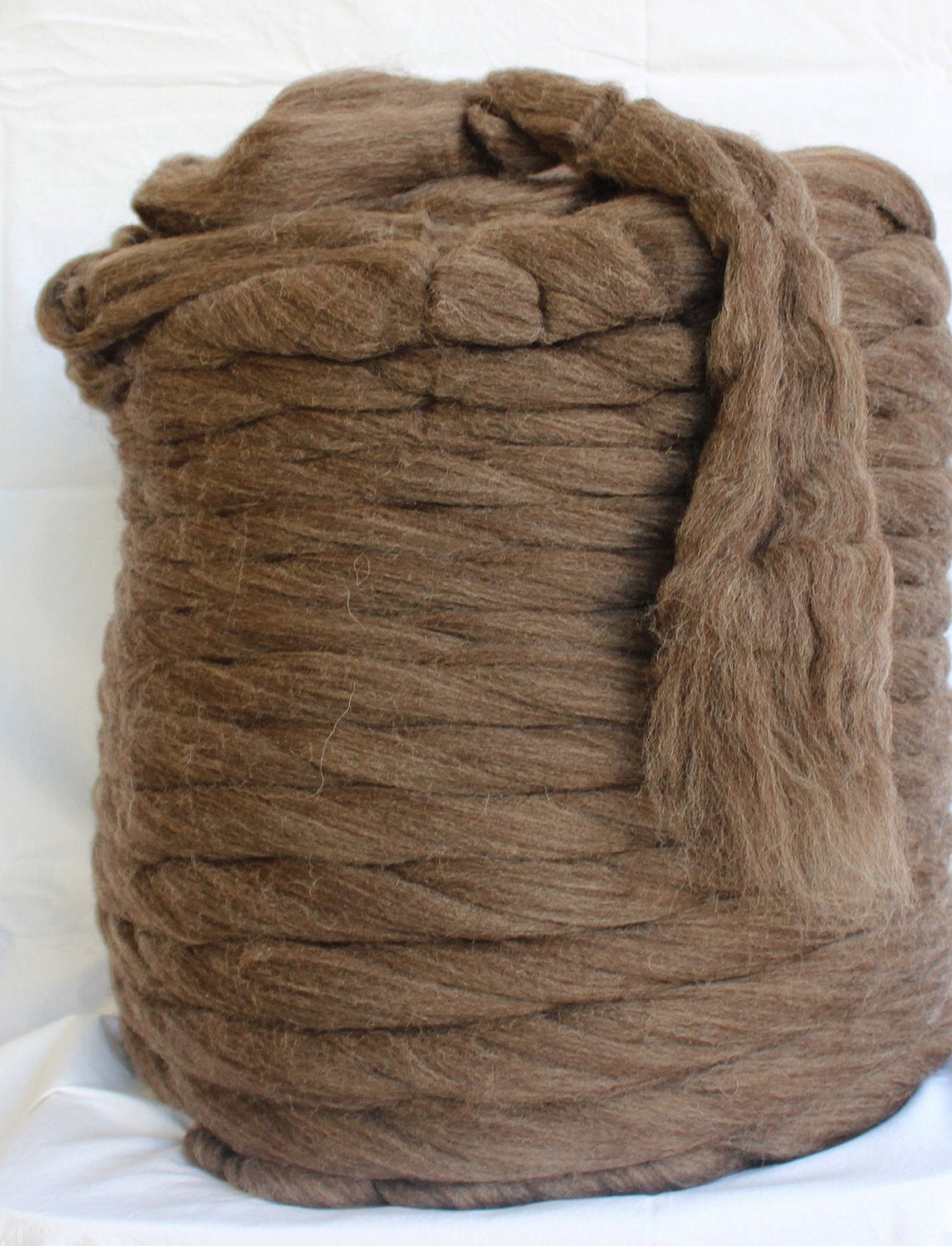 22Lb Wholesale Wool Roving 10kgRoll Natural brown undyed Etsy