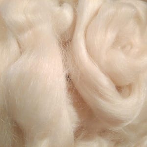 11 Pfund Mohair Großhandel natürliche glänzende weiße junge Erwachsene Ziege Roving Filzen Spinnen, gekämmte Masse Garn Faser Nadel Nassfilzen, Perücken Puppen