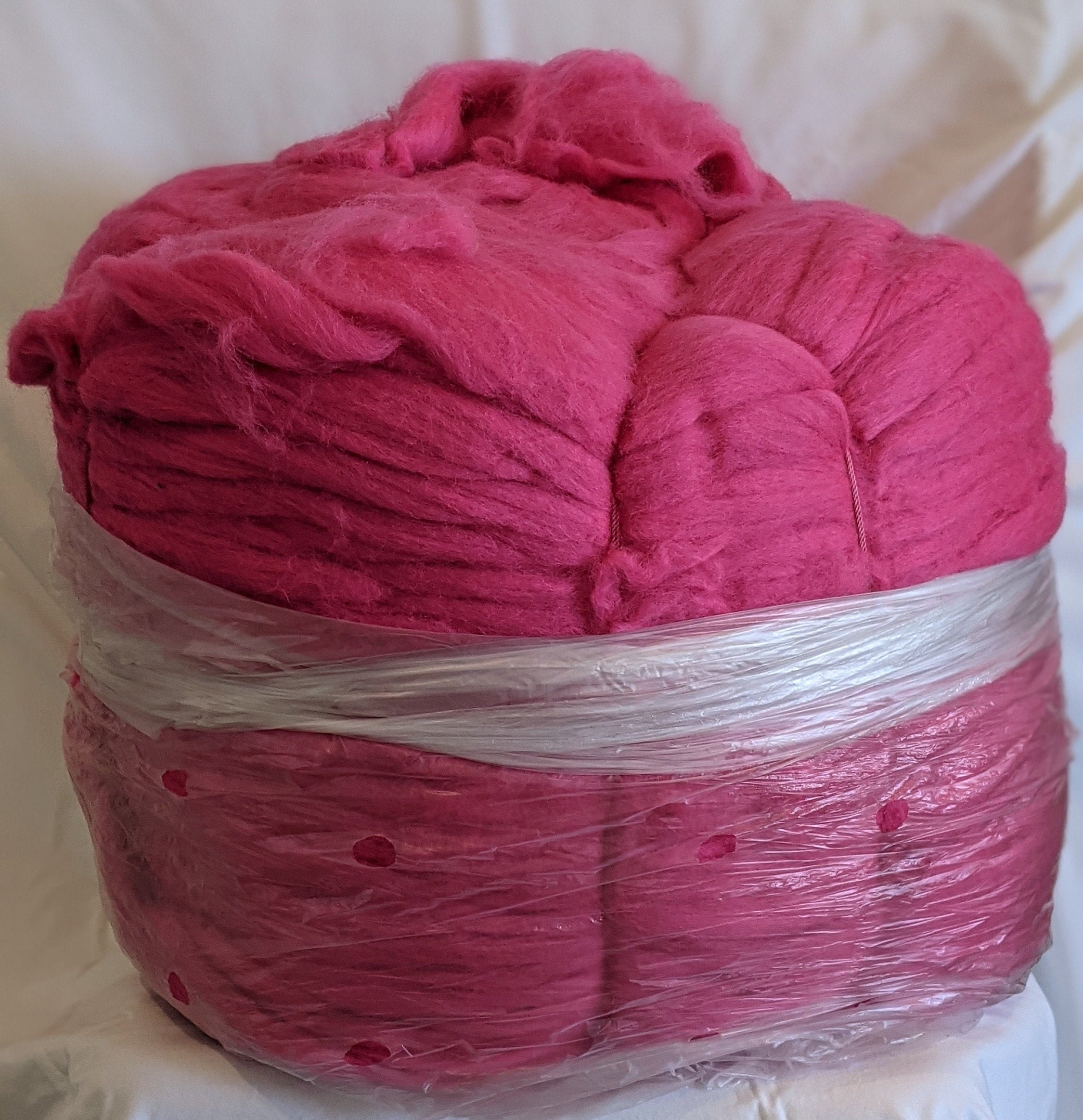 Wool Roving Bulk Fuchsia Color Wool Top Fiber Spinning Etsy