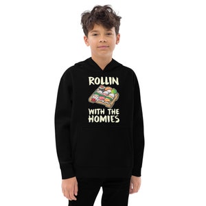Kids Fleece Sushi Hoodie | Rolling with the Homies