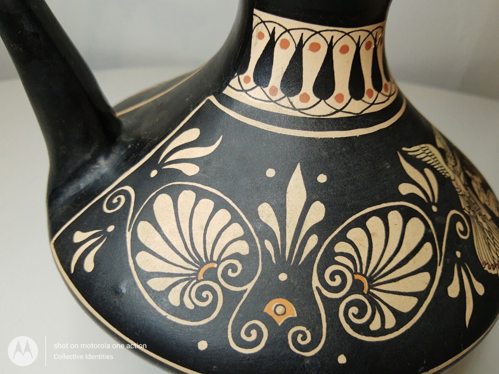 Greek Goddess Athena vase/decanter. Made by Growing Etsy