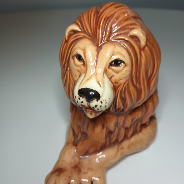 Ceramic Lion Etsy