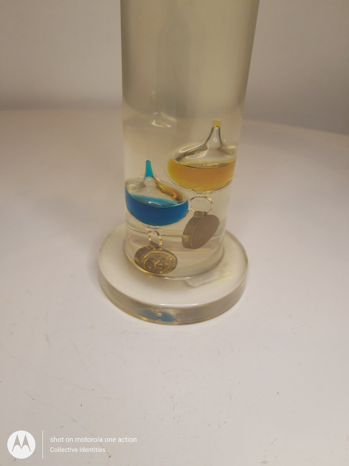 14 Galileo Thermometer 1980's Standing Liquid Etsy
