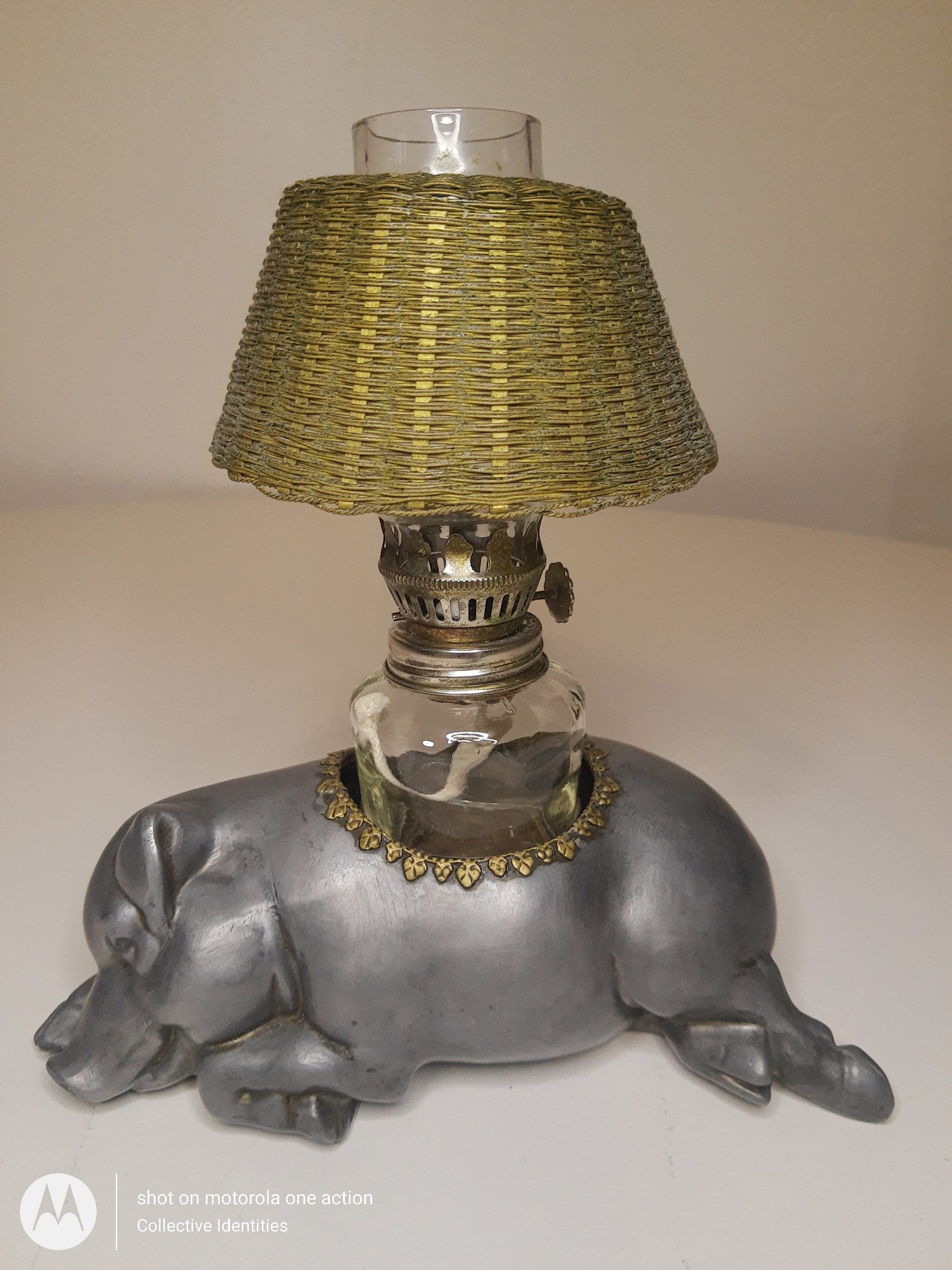 Morton's Pig Lamp Acrylic - MLS15 | Flameless Candle Inc