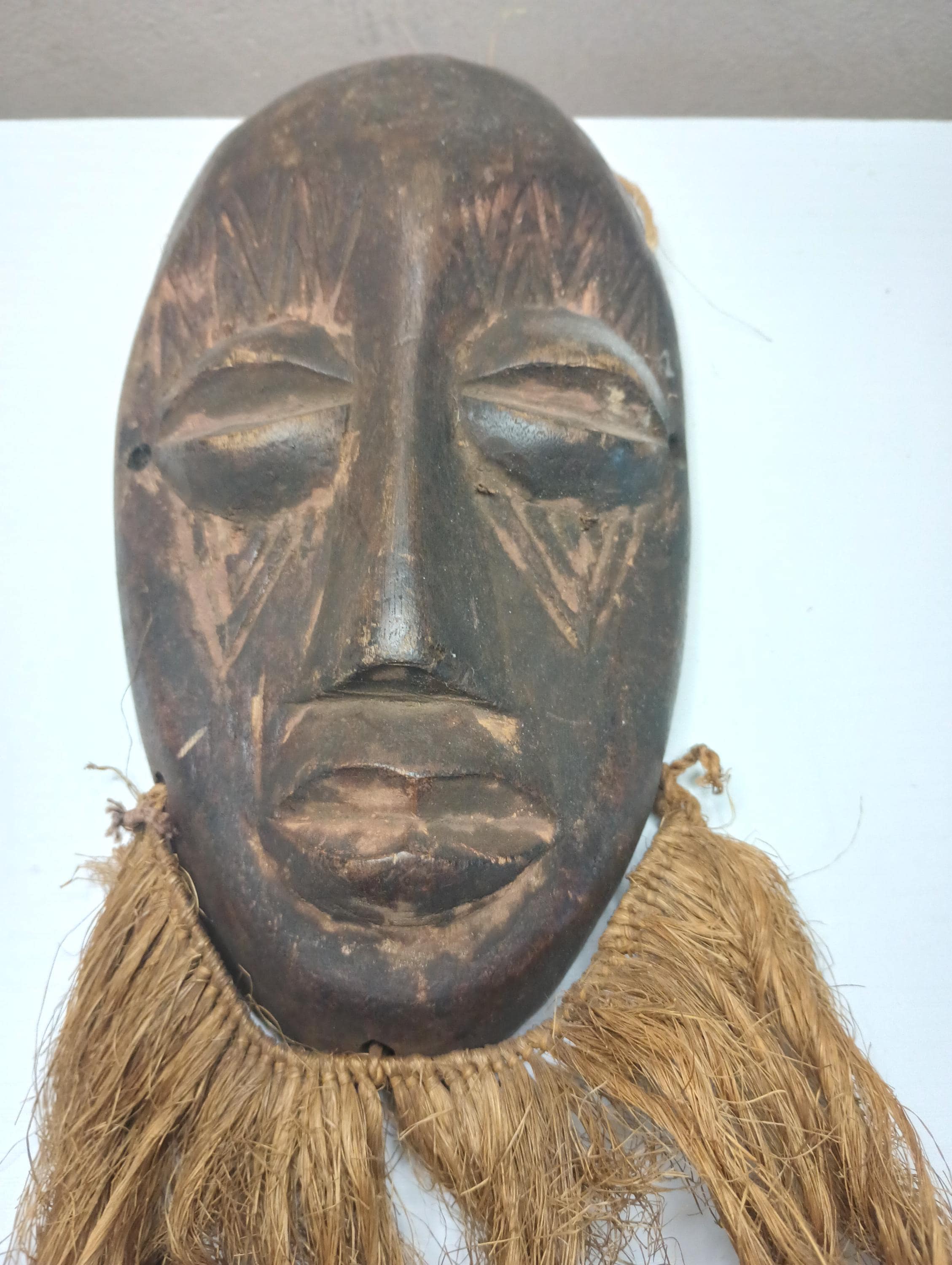 Vintage African Wooden Small Tribal Mask. 8