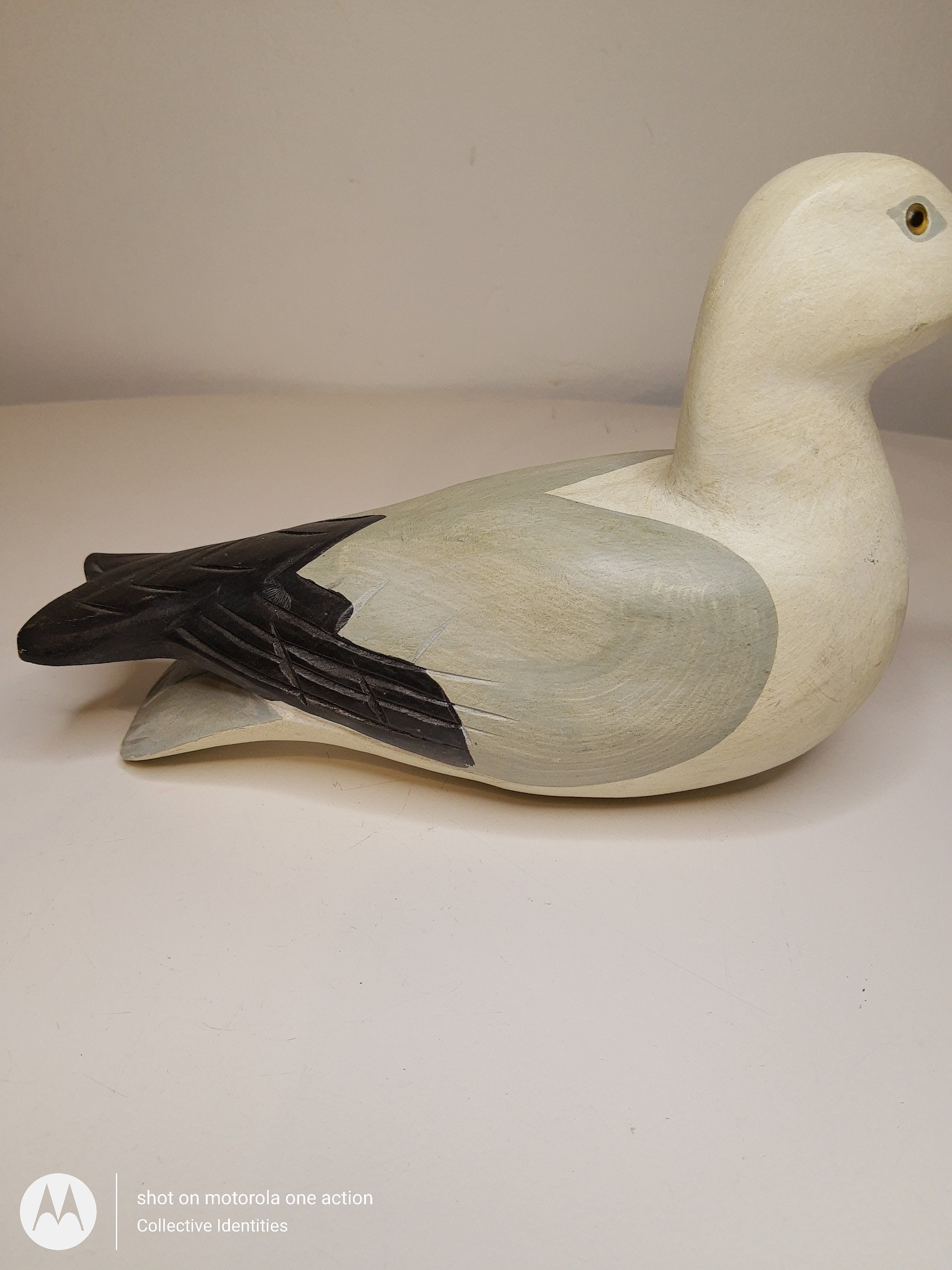 Turned wooden seagull decoy 4 x 2.5. Etsy