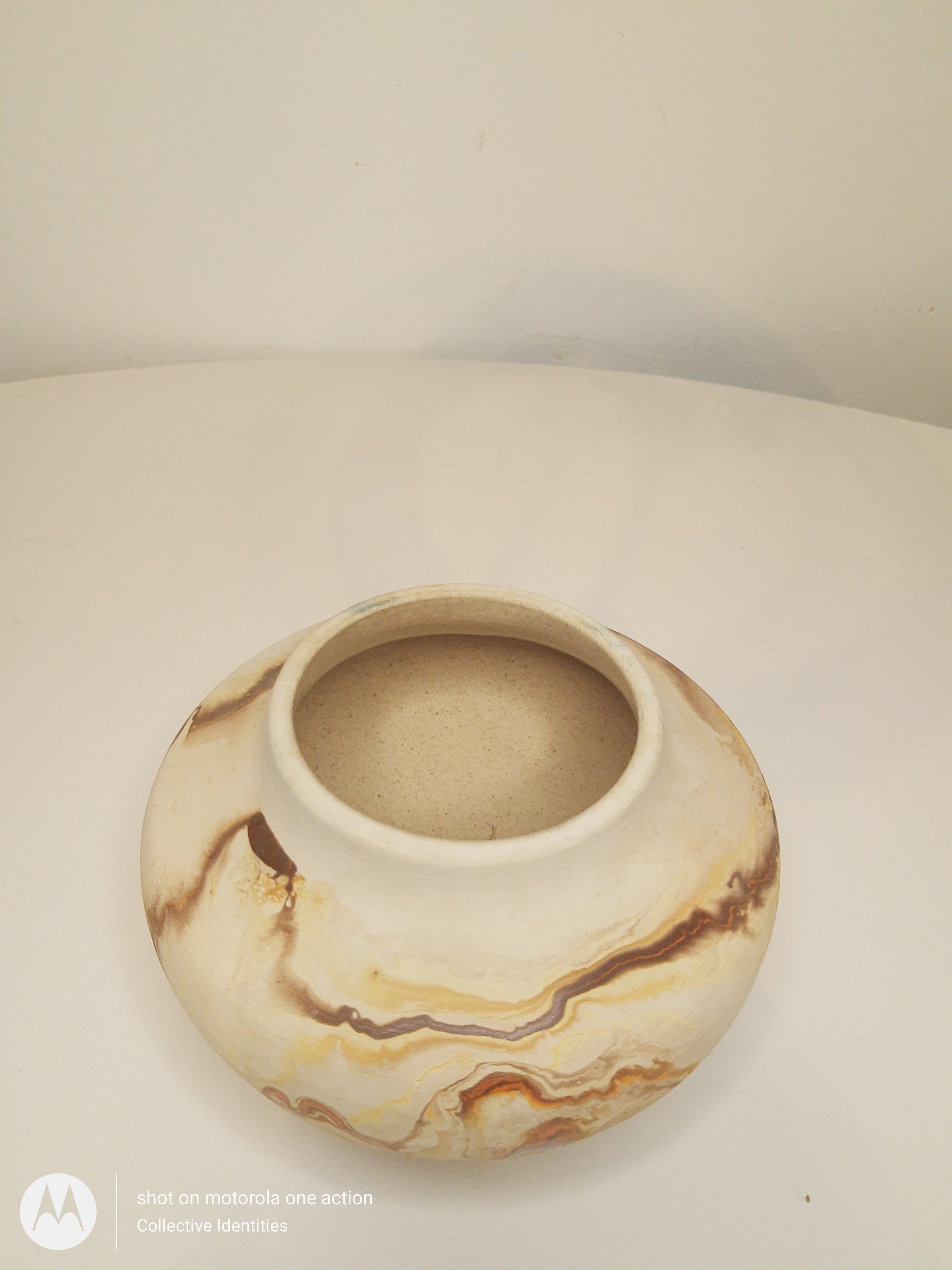 Unique Nemadji Pottery USA 5.5 x 4 Etsy