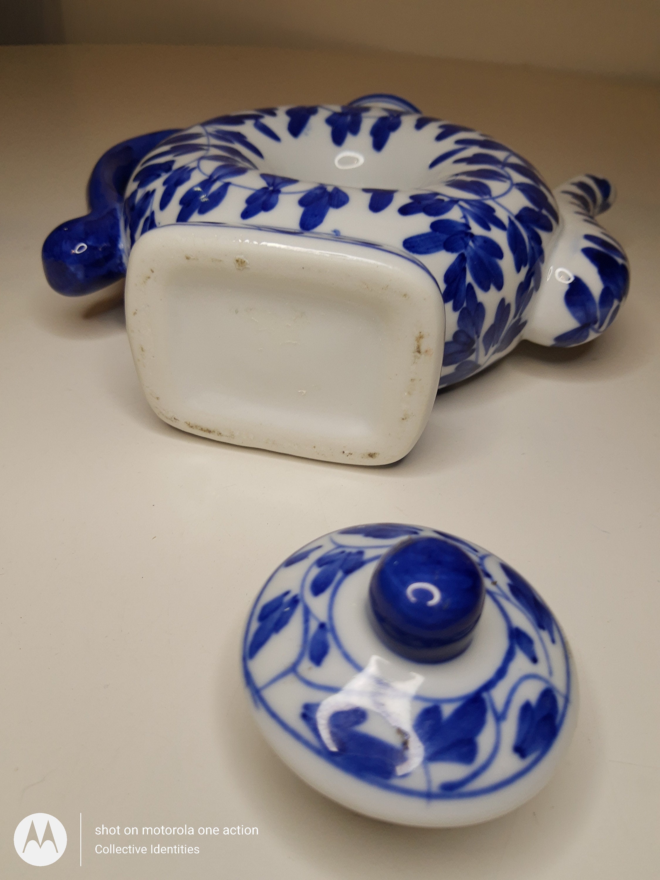 Donut shaped ceramic Asian teapot. 7 x 7 x Etsy