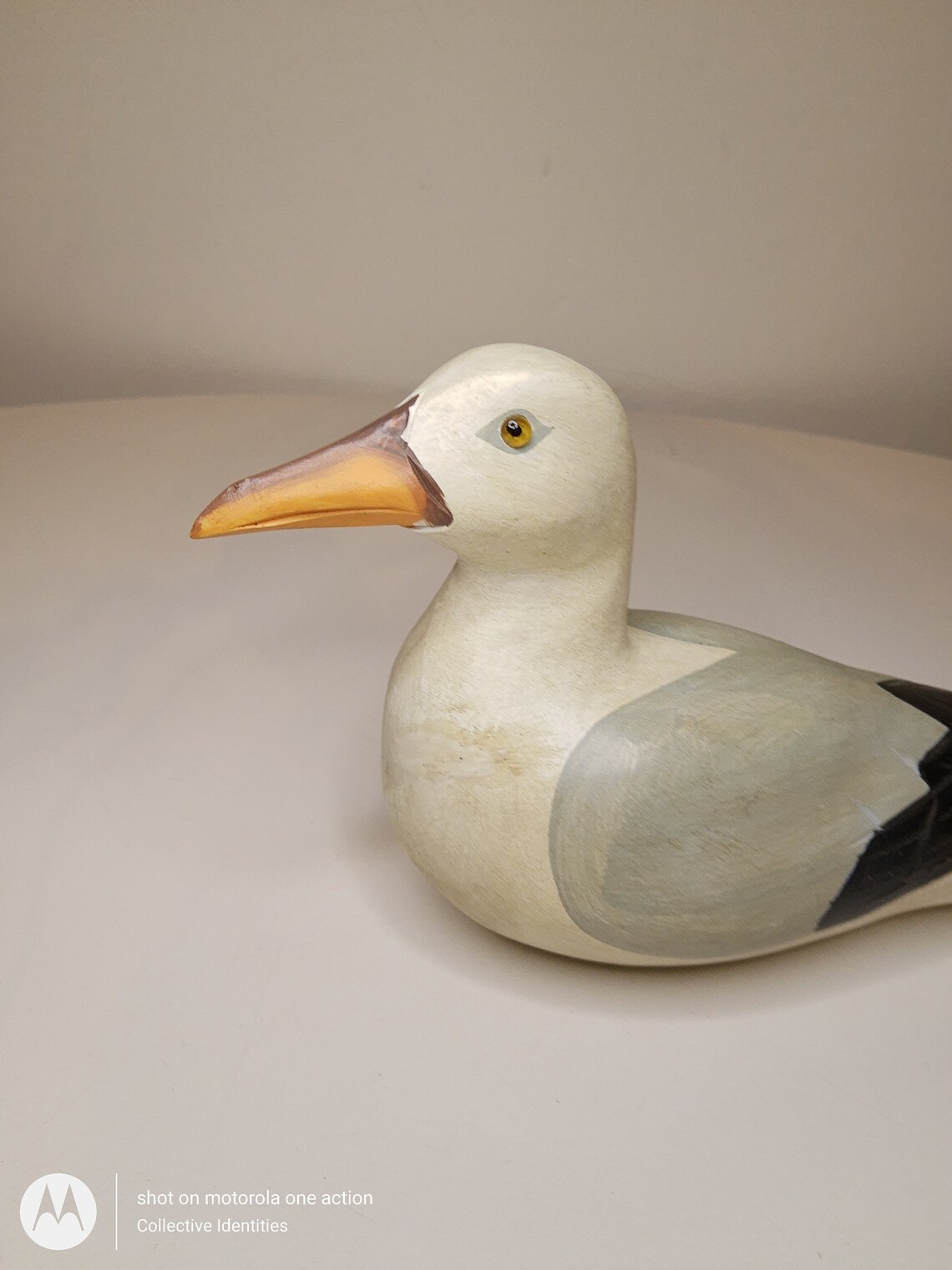 Turned wooden seagull decoy 4 x 2.5. Etsy