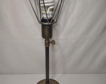 Vintage Mid Century Brass Table Lamp. 19" x 5"
