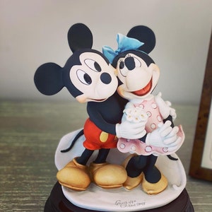 Giuseppe Armani Mickey Mouse and Minnie - Handmade Disney Sculpture - Disney Mickey & Minnie