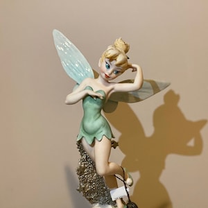 Giuseppe Armani Fatina Campanellino Tinker Bell Figurine - Handmade Disney Tinker Bell Sculpture - Disney Peter Pan Tinker Bell