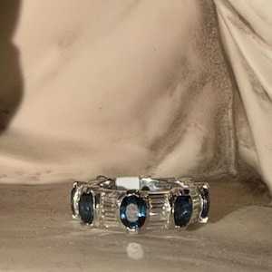 Sapphire and Diamond  Ring