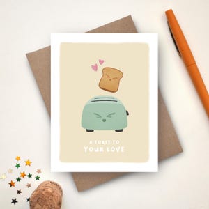 Punny Wedding Card | Engagement Card | Toast to Your Love Card