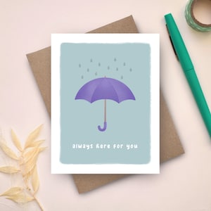 Sympathy Card | Always Here For You | Grief Card for Condolences