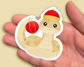 Lunar New Year of Snake Sticker | Cute Snake LNY Sticker
