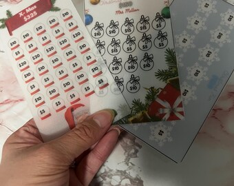 Christmas savings challenge