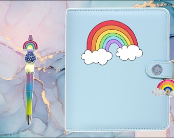 Rainbow monthly Budgets Digital Planner for GoodNotes – Calendar, Weekly & Daily Views + Budgeting