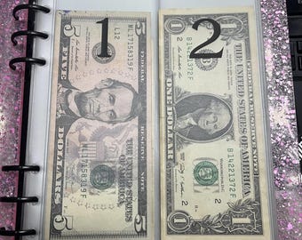100 Envelope Savings Challenge - Acrylic Cover