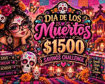 A6 Dia de Los Muertos Savings Challenge Bundle