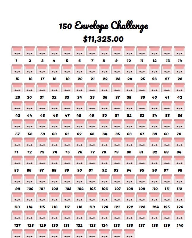envelope challenge envelope challenge