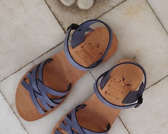 Sandalias de cuero hechas a mano en diferentes colores, material de primera calidad