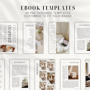 PLR Ebook Canva Template | Minimalistic Workbook for Course Creators and Businesses | Template Coaching Template Modern Lead Magnet Template