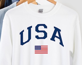 American Flag vintage CREWNECK distressed USA flag American Patriotism sweater American Flag vintage CREWNECK distressed USA flag American Patriotism sweater