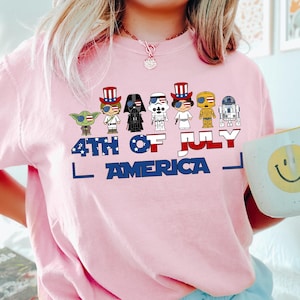 Star Wars 4th of July Comfort Colors Shirt
