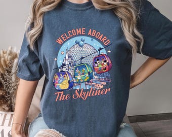 Comfort Colors Welcome Abroad Disney Shirt, Retro Welcome Abroad Disney Graphic Tee, Magical Vacation Tee, Family Theme Trip Top, 176032