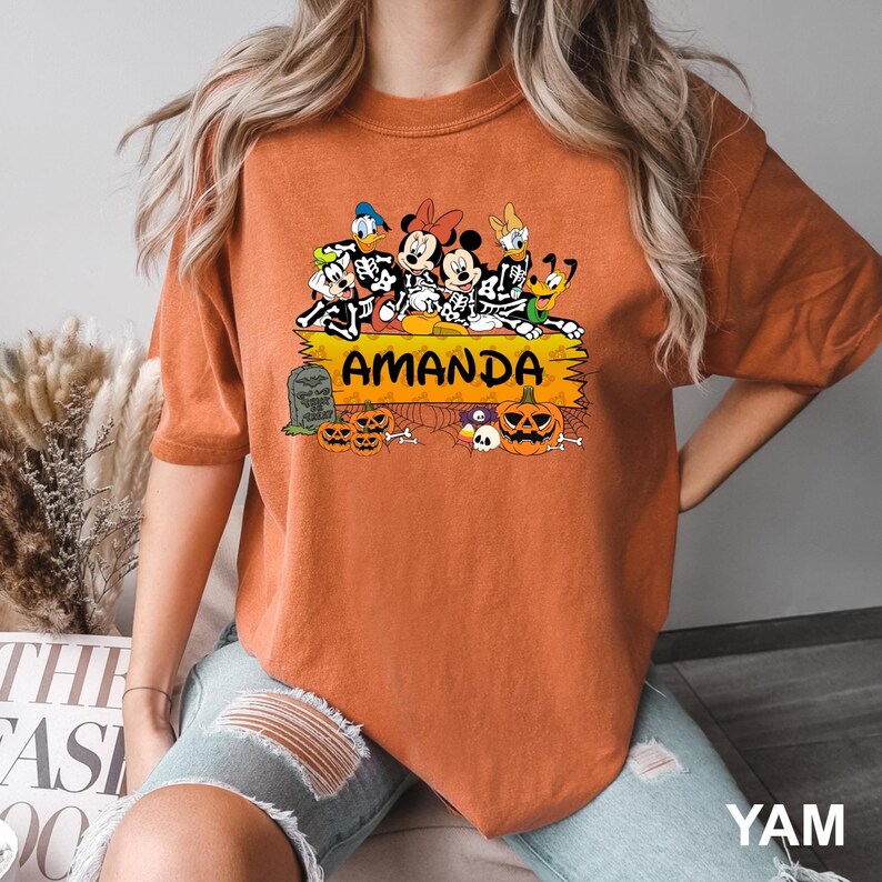 Custom Halloween Shirt, Disney Halloween, Halloween Name Shirt