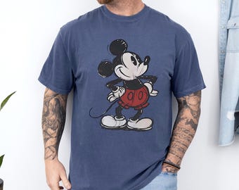 Disney Mickey and Minnie Mouse Classic Shirt, Comfort Colors, Disney Couples Shirt, Mickey and Friends Shirt, Disneyland Matching Tee,172937