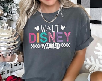 Walt Disney World Shirt, Retro Walt Disney World Graphic Tee, Comfort Colors Magical Vacation Tee, 176027