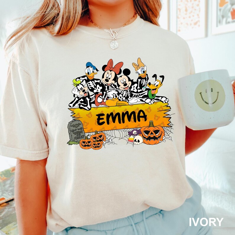 Custom Halloween Shirt, Disney Halloween, Halloween Name Shirt