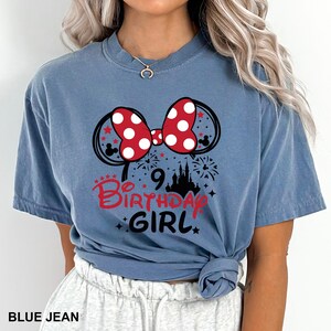 Custom Disney Birthday Shirt, Comfort Colors Shirt, Disney Birthday Shirt, Disney Birthday Boy Shirt, Disney Birthday Girl Shirt, 171165