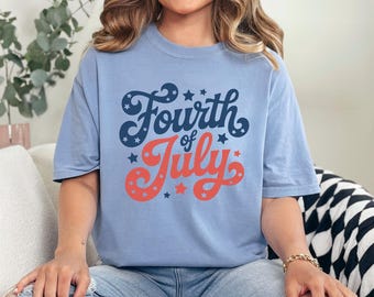 4th Of July Shirt, Comfort Colors, Fourth of July Shirt, July Fourth Shirt, American Family Tee, Independence Day Shirt, 175560