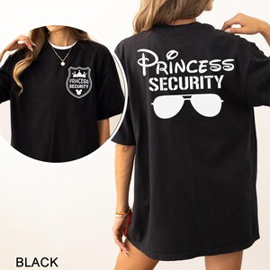 Princess Security Shirt, Comfort Colors Shirt, Disney Princess Shirt, Vacation Matching Shirt, Father&#39;s Day Shirt, Disney Trip Tee, 173171