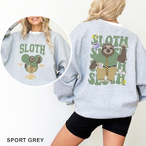 Zootopia Characters Sweatshirt, Nick Wilde Judy Hopps Sweatshirt, Mickey Ears Hoodie, Disney Trip Hoodie, Zootopia Police Crewneck, 174652 image 12