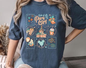 Disney Park Girl Shirt, Retro Disney Park Girl Graphic Tee, Comfort Colors Magical Vacation Tee, 176041
