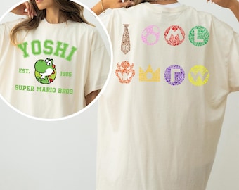 Super Mario Epic Universe Shirt, Comfort Colors, Mario Luigi Princess Peach Epic Universe Family Shirt, Matching Family Vacation Tees 173868