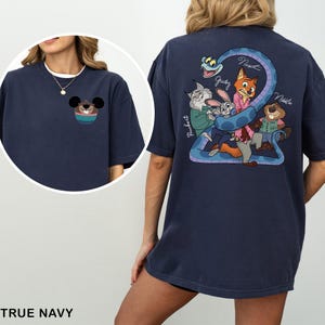 Custom Zootopia Disney Shirt, Comfort Colors, Personalized Disney Family Shirt, Mickey Ears Shirt, Disney Zootopia Characters Shirt, 174547 image 15