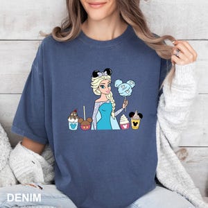 Disney Princess Elsa Shirt, Comfort Colors Disney Shirt, Disney Family Shirt, Disney Frozen Shirt, Disney Princess Shirt, 171229