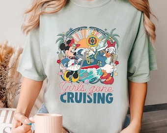 Mini Daisy Cruise Trip Shirt, Comfort Colors, Disney Girls Gone Cruising Shirt,Disney Besties Cruise Shirt, Matching Girls Cruise Tee,173527
